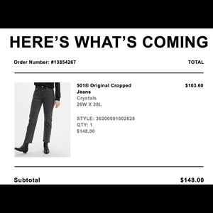 501 Original Cropped Jeans